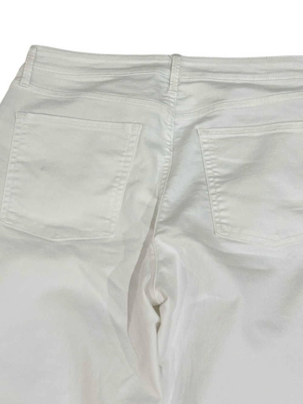 Nwot Old Navy White Wow Wide-Leg denim Jeans size 12 - Picture 8 of 11